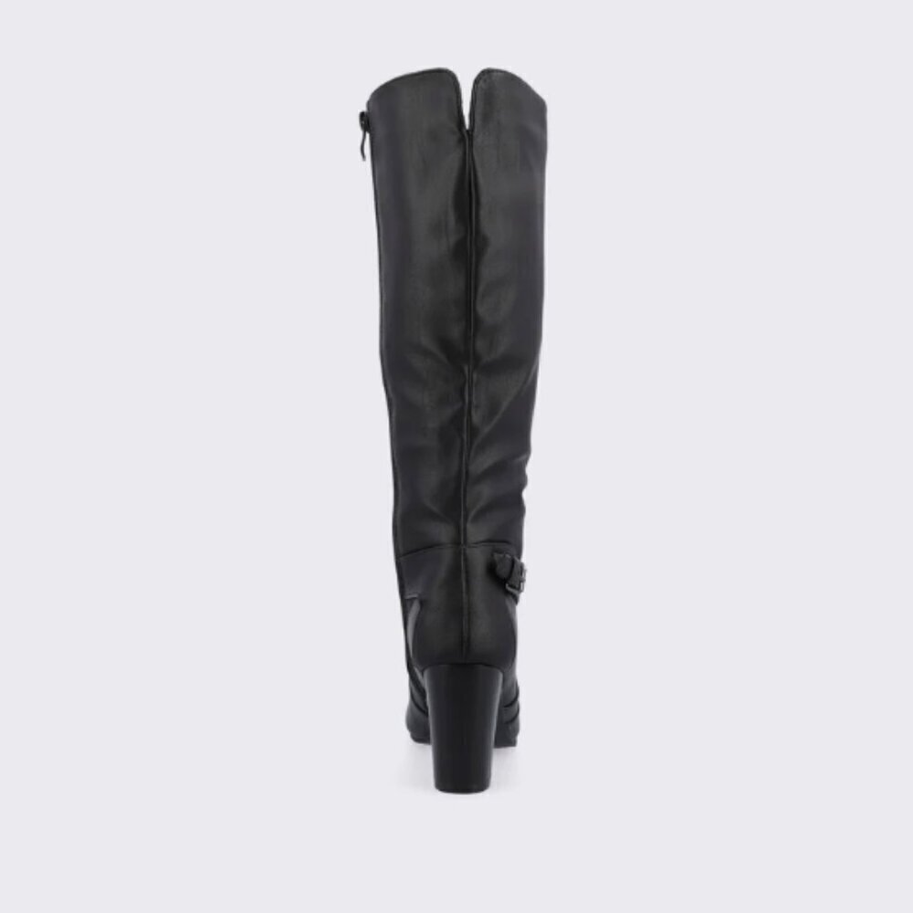 Journee Collection Carver 7.5 Black Tall Riding Boots Brand New - Picture 7 of 14